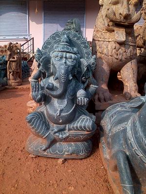 Granite Stone Ganesha Manufacturer Supplier Wholesale Exporter Importer Buyer Trader Retailer in Bhubaneswar Orissa India